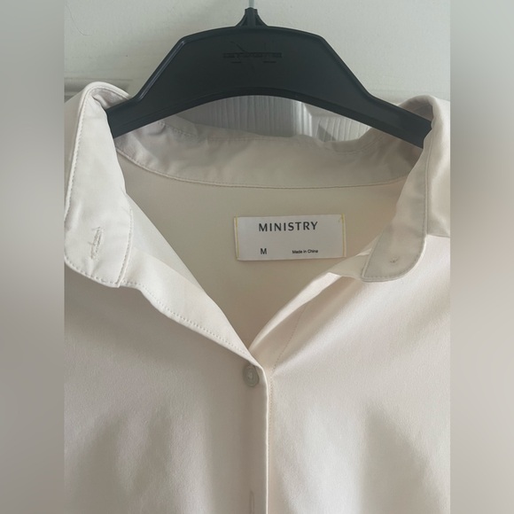 Ministry of Supply Easier Than Silk Ivory Button Down - Picture 3 of 8